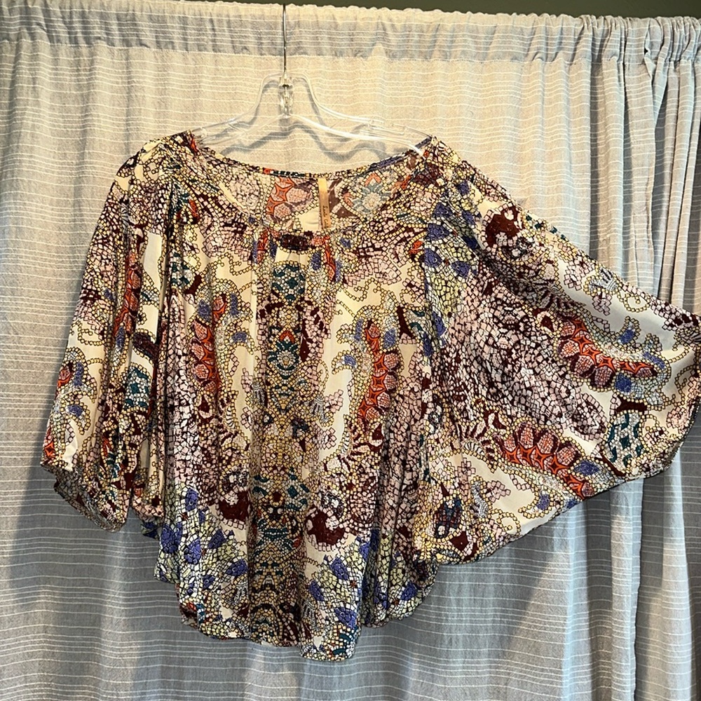 Dolman Sleeve Flowy Top size large